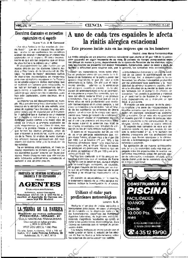 ABC MADRID 15-03-1987 página 64