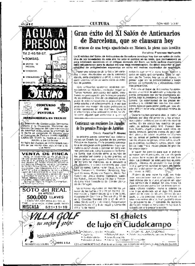 ABC MADRID 15-03-1987 página 66