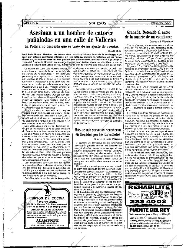 ABC MADRID 15-03-1987 página 94