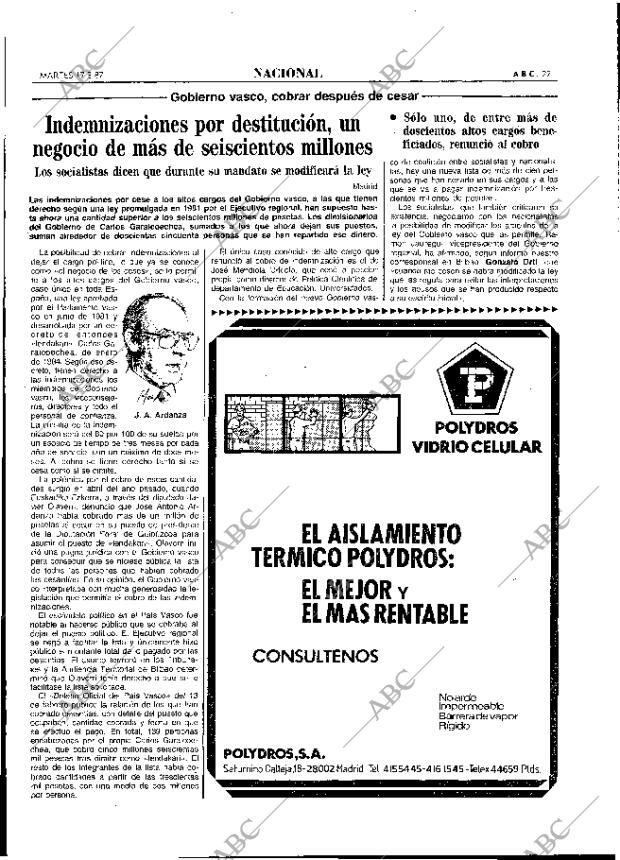 ABC MADRID 17-03-1987 página 27