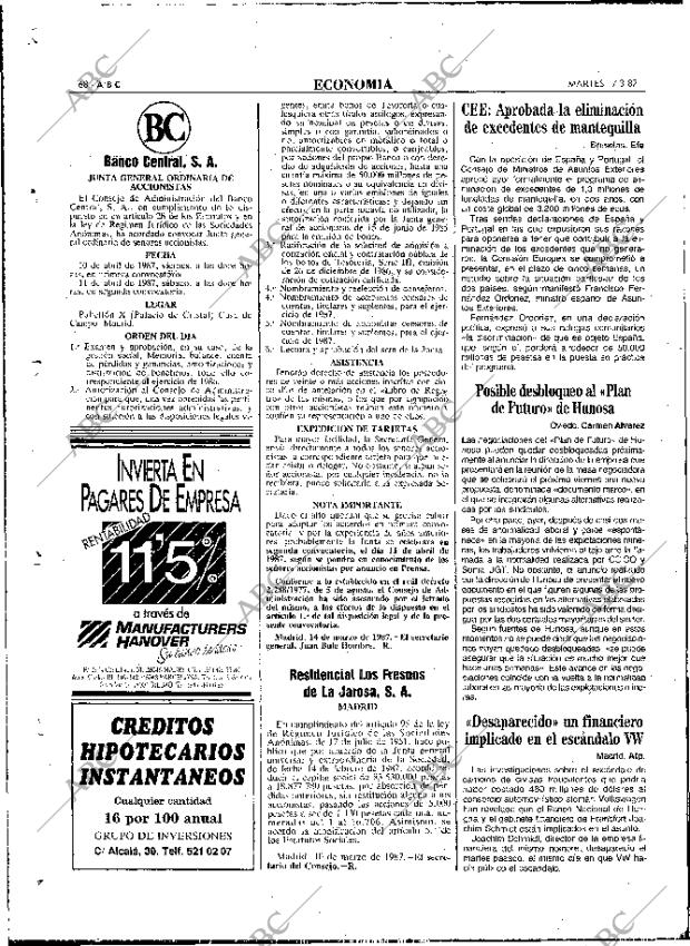 ABC MADRID 17-03-1987 página 68