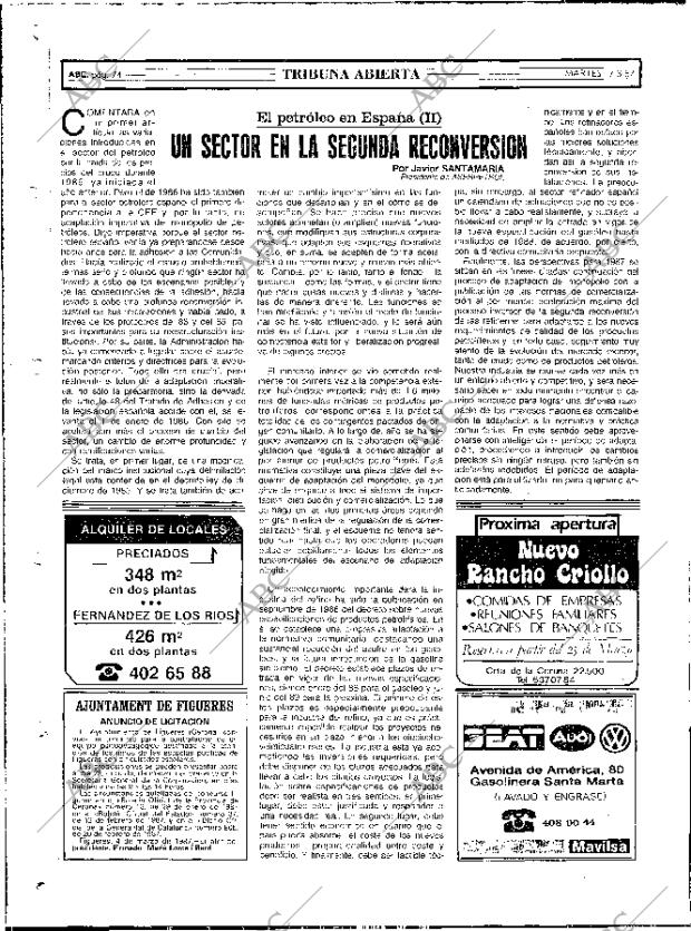 ABC MADRID 17-03-1987 página 74