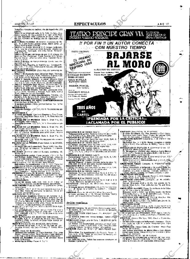 ABC MADRID 17-03-1987 página 87