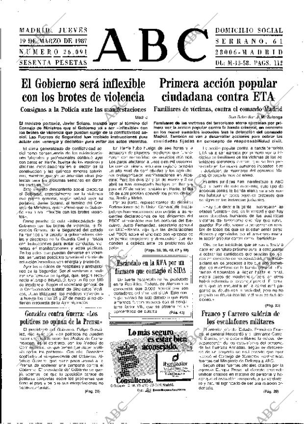 ABC MADRID 19-03-1987 página 17