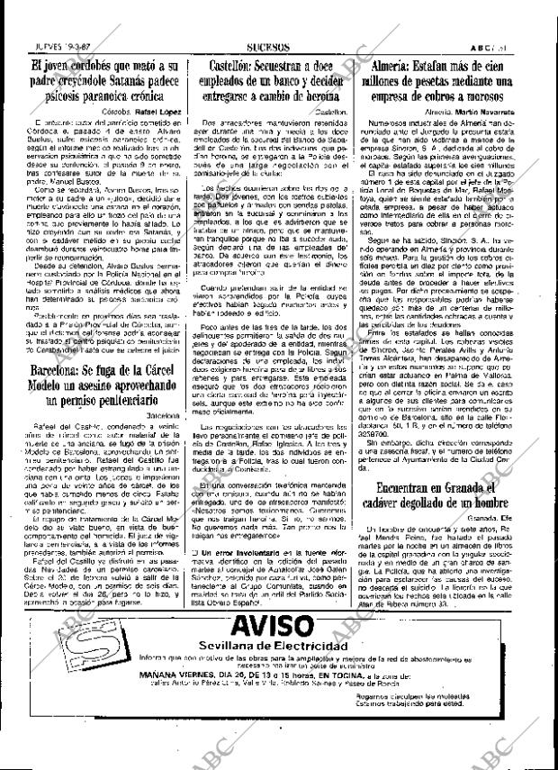 ABC SEVILLA 19-03-1987 página 51