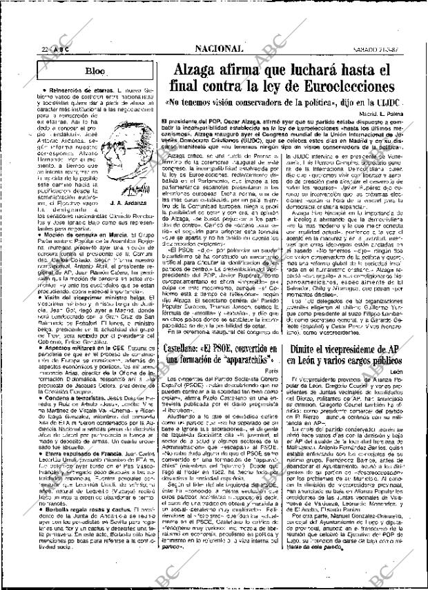 ABC MADRID 21-03-1987 página 22