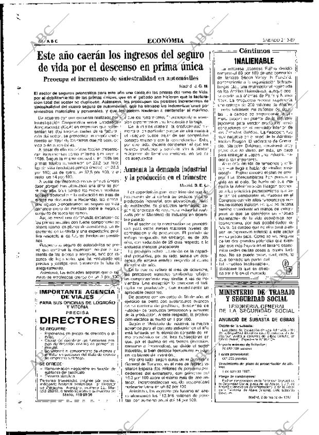 ABC MADRID 21-03-1987 página 62