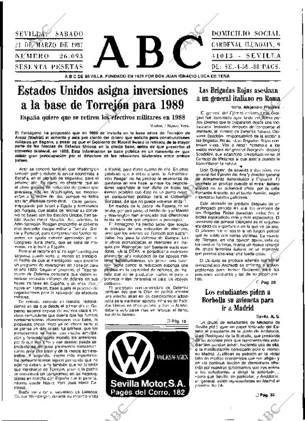 ABC SEVILLA 21-03-1987 página 13