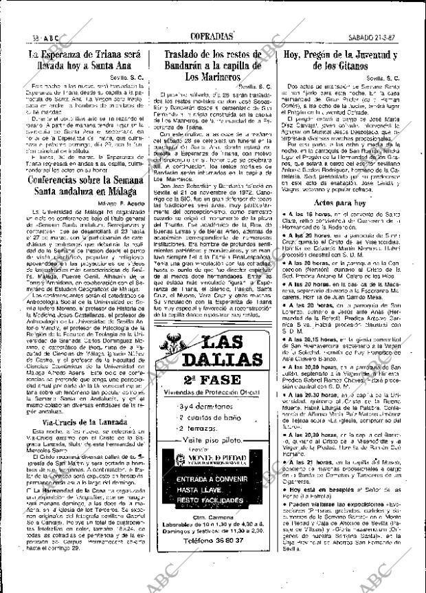 ABC SEVILLA 21-03-1987 página 38