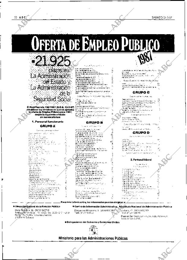 ABC SEVILLA 21-03-1987 página 62