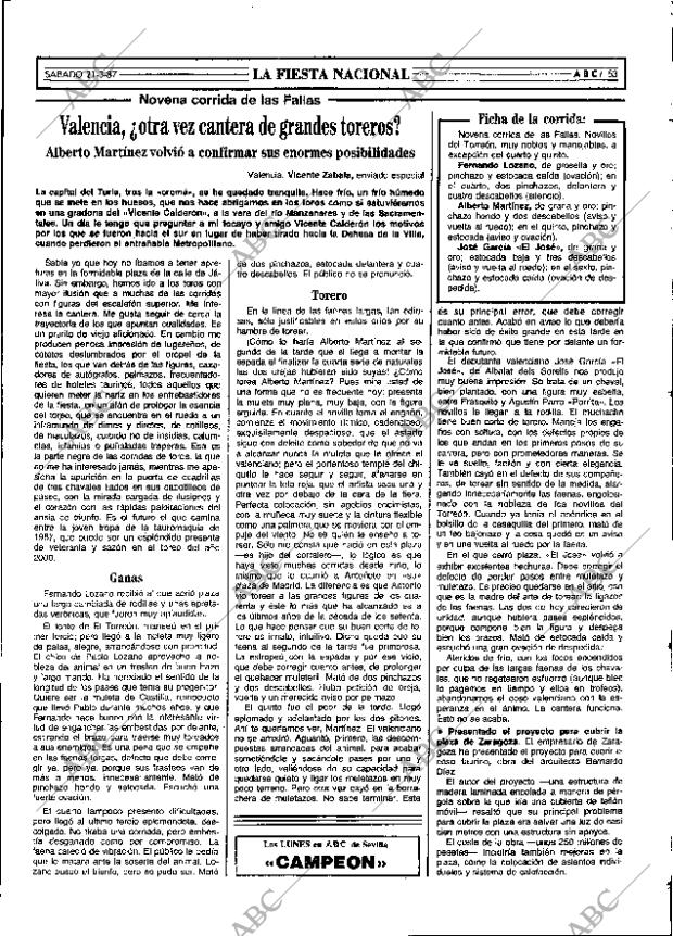 ABC SEVILLA 21-03-1987 página 65