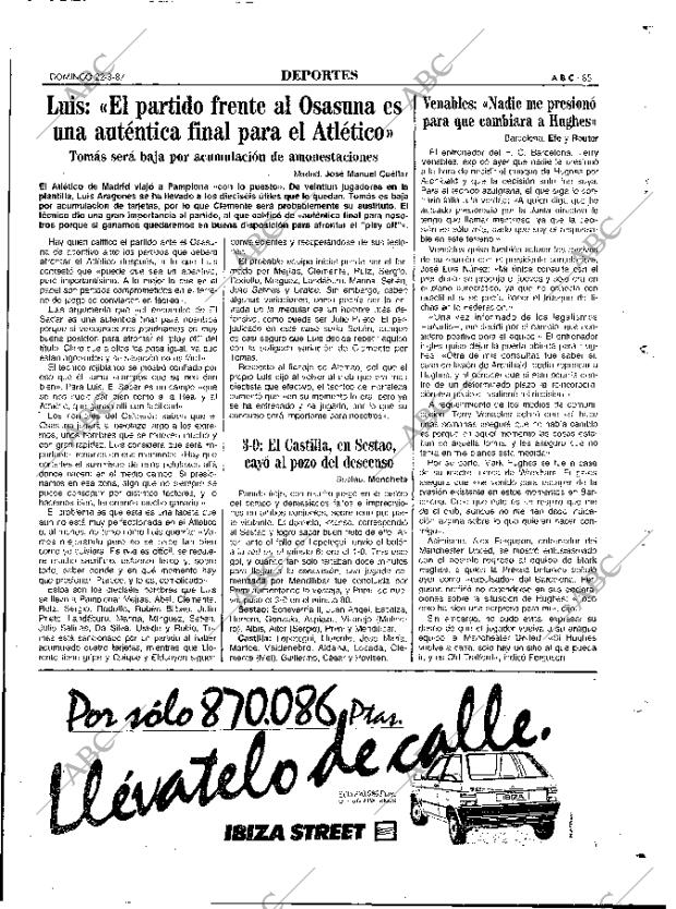 ABC MADRID 22-03-1987 página 85