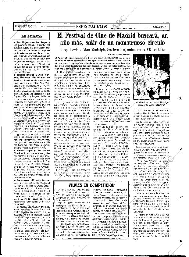 ABC MADRID 22-03-1987 página 91