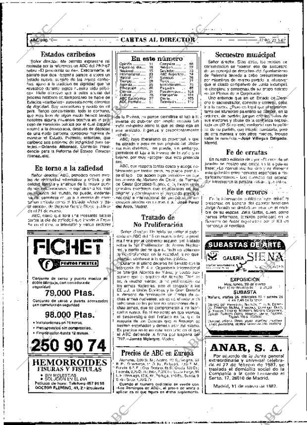 ABC MADRID 23-03-1987 página 10