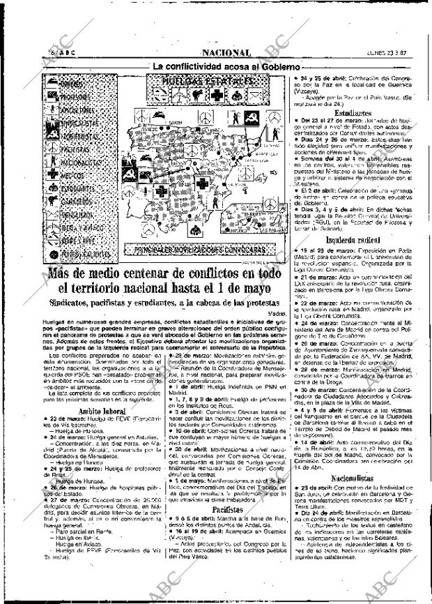 ABC MADRID 23-03-1987 página 16