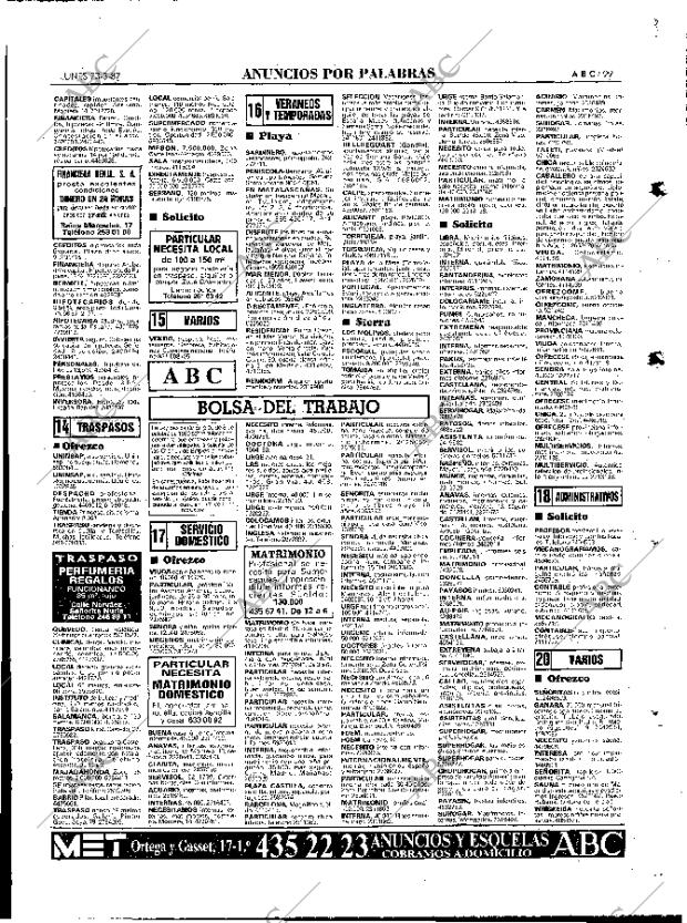 ABC MADRID 23-03-1987 página 99