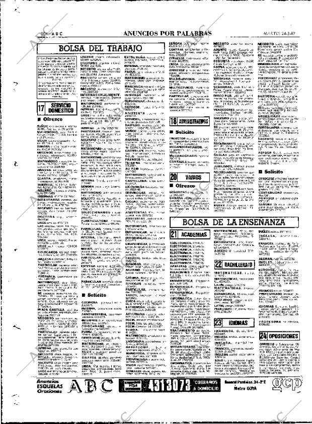 ABC MADRID 24-03-1987 página 104