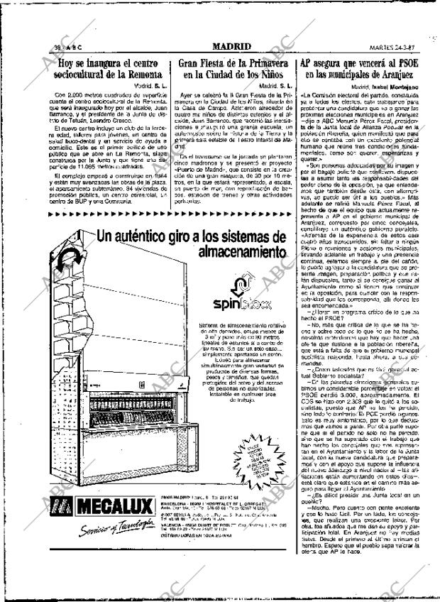 ABC MADRID 24-03-1987 página 38