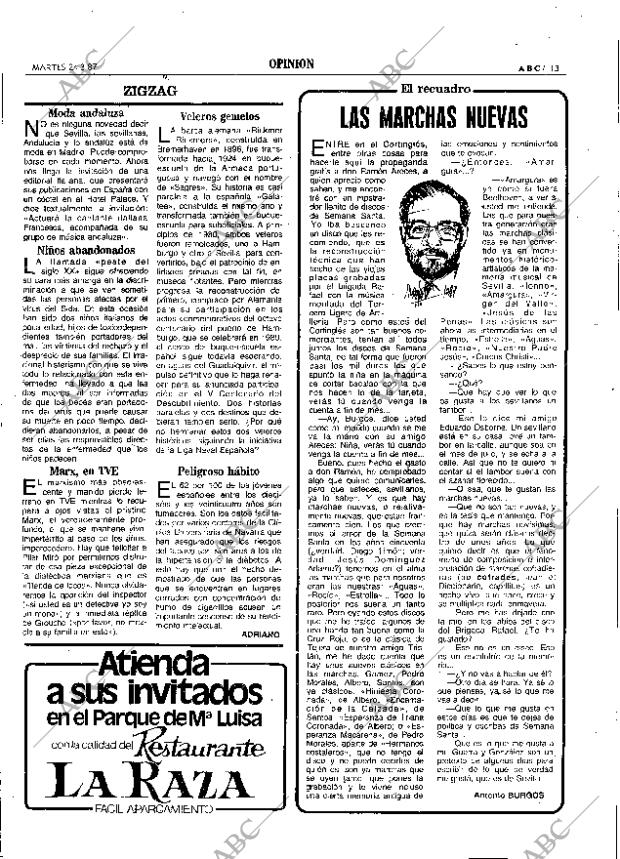 ABC SEVILLA 24-03-1987 página 13