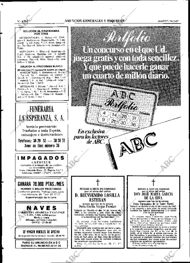 ABC SEVILLA 24-03-1987 página 70