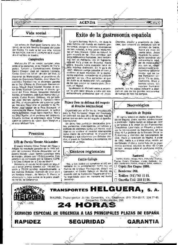 ABC MADRID 26-03-1987 página 43