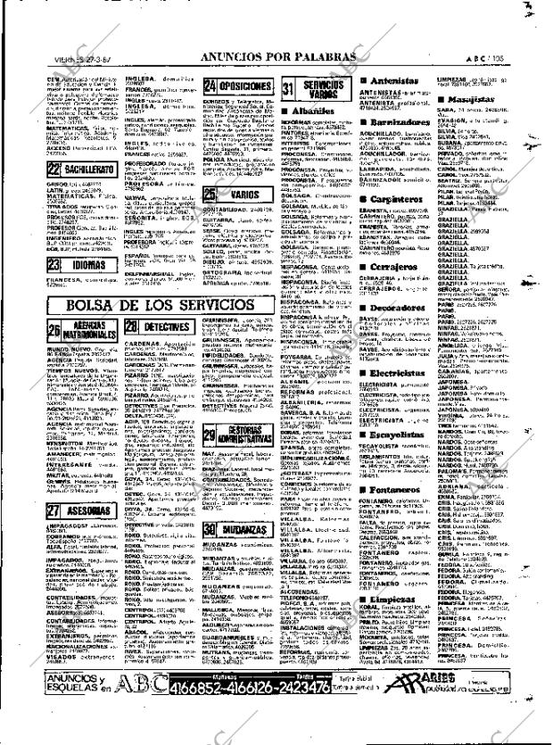 ABC MADRID 27-03-1987 página 105