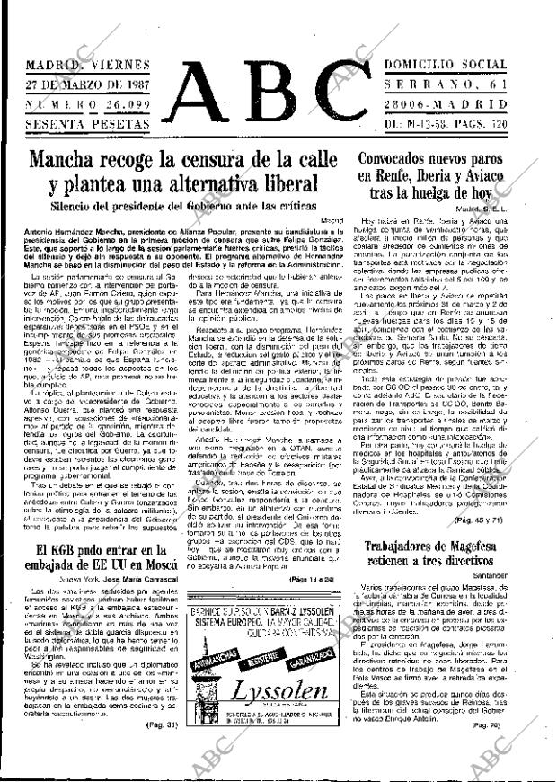 ABC MADRID 27-03-1987 página 13