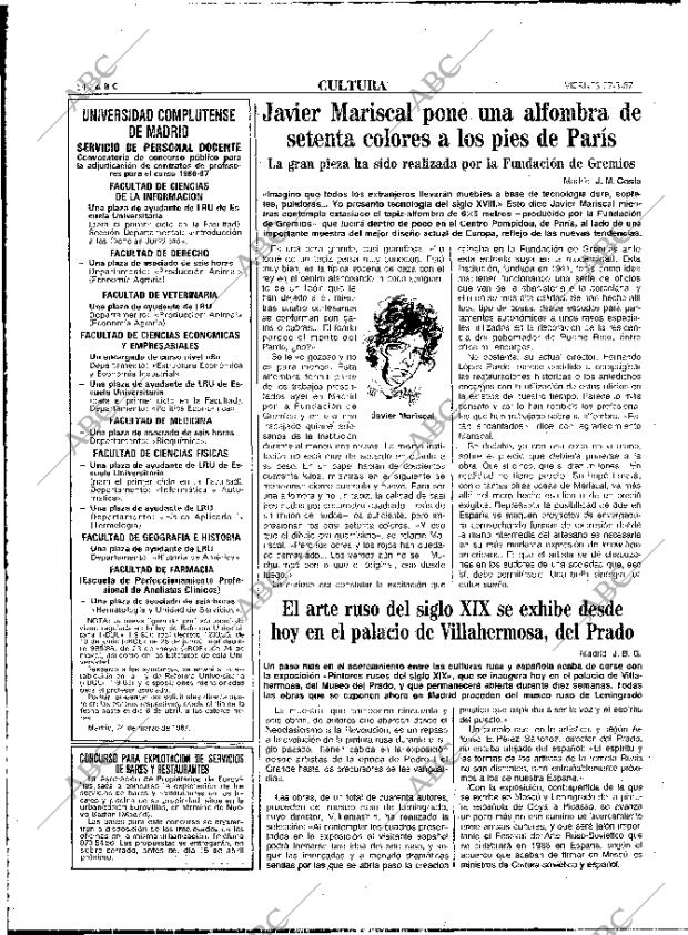 ABC MADRID 27-03-1987 página 54