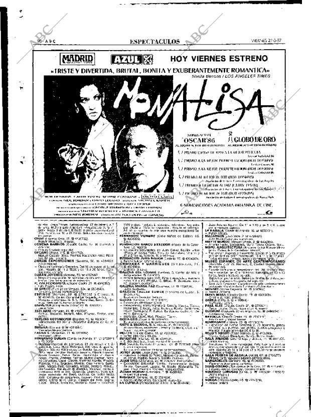 ABC MADRID 27-03-1987 página 90