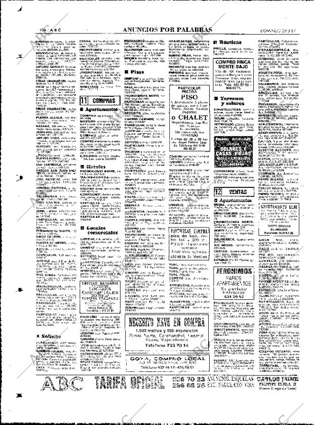 ABC MADRID 29-03-1987 página 104