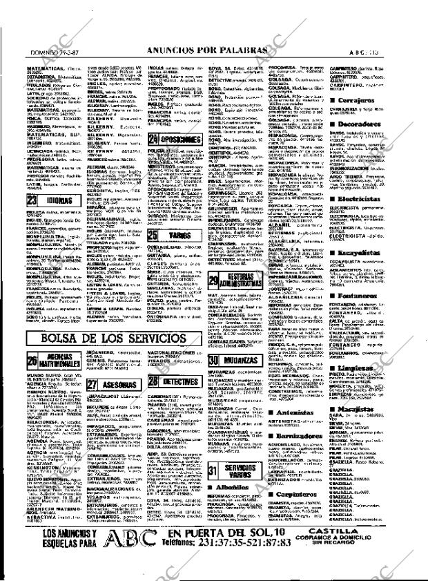 ABC MADRID 29-03-1987 página 113