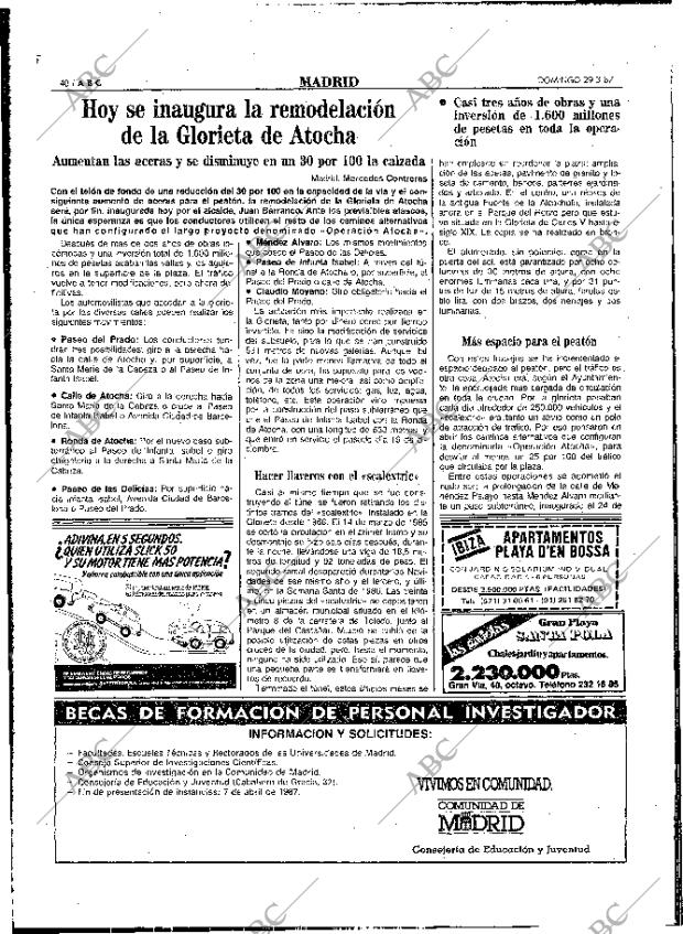 ABC MADRID 29-03-1987 página 40