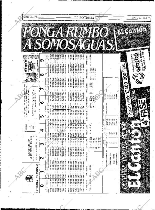 ABC MADRID 29-03-1987 página 92