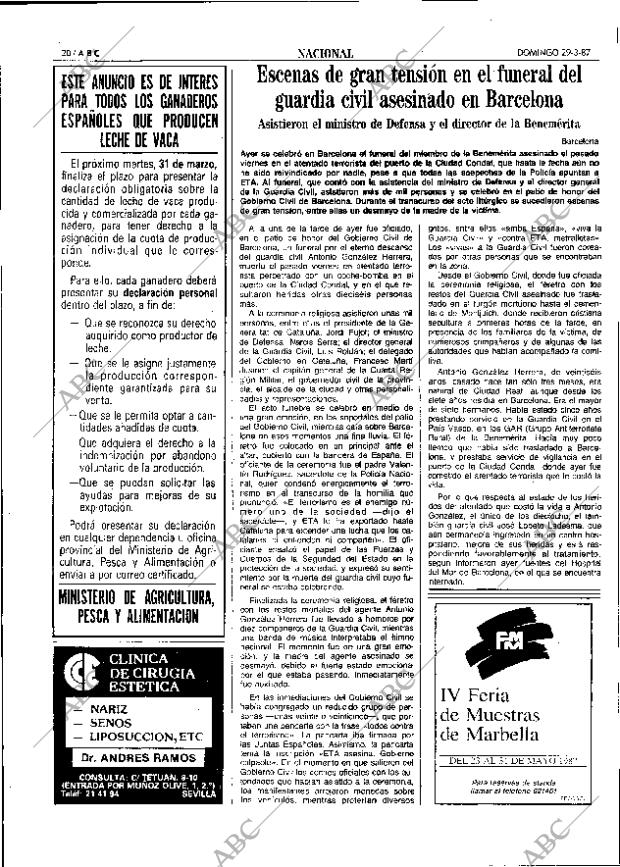ABC SEVILLA 29-03-1987 página 20