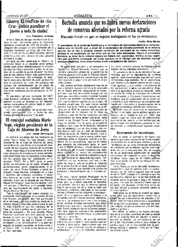 ABC SEVILLA 29-03-1987 página 31