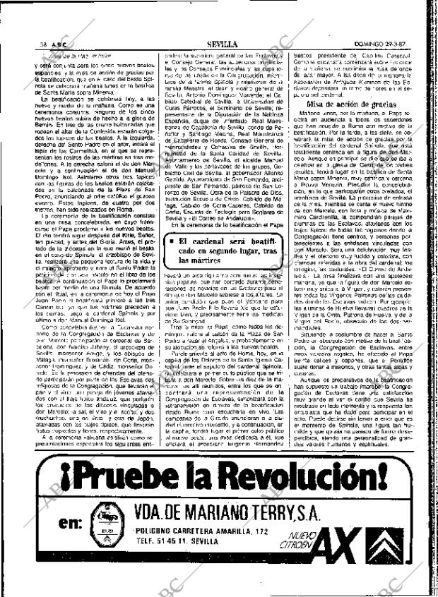 ABC SEVILLA 29-03-1987 página 38