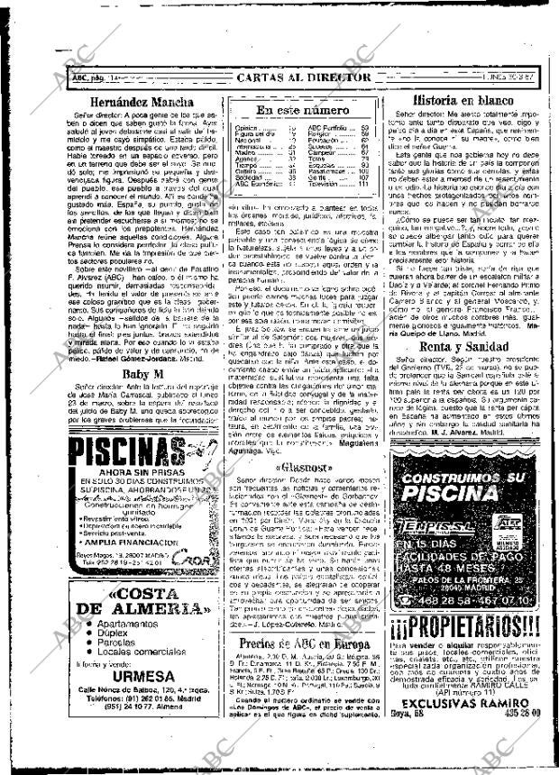 ABC MADRID 30-03-1987 página 14