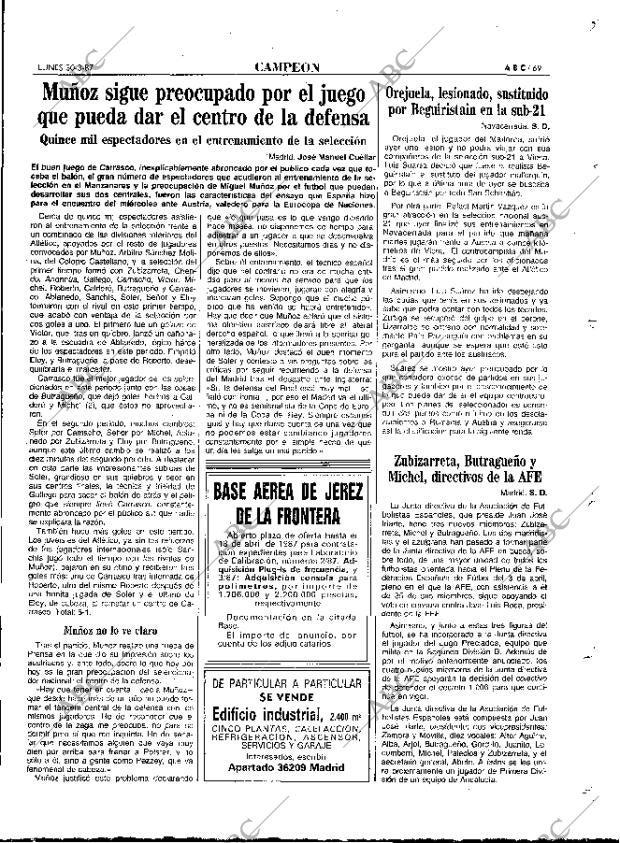 ABC MADRID 30-03-1987 página 69