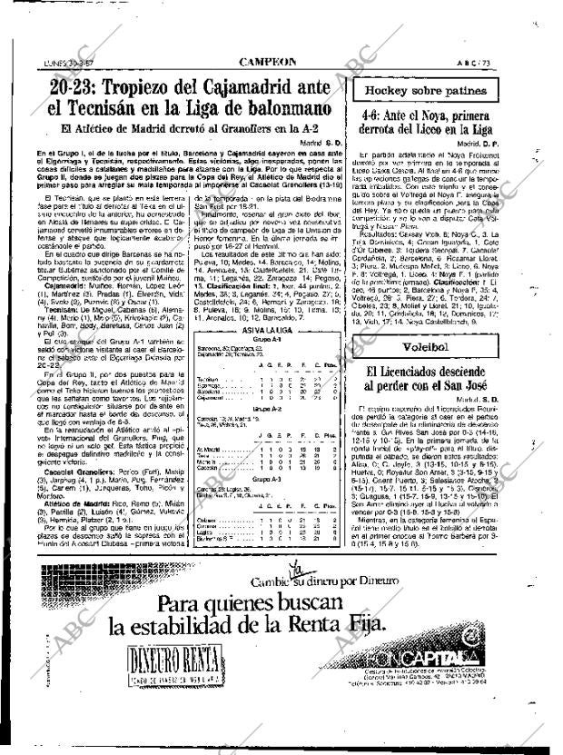 ABC MADRID 30-03-1987 página 73