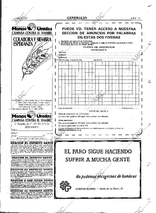 ABC MADRID 30-03-1987 página 93