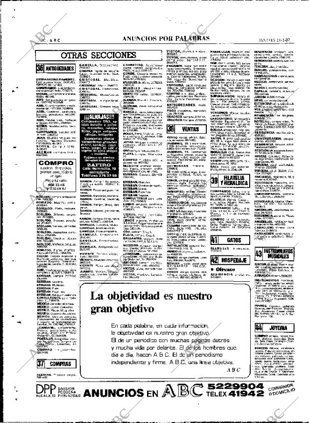 ABC MADRID 31-03-1987 página 110