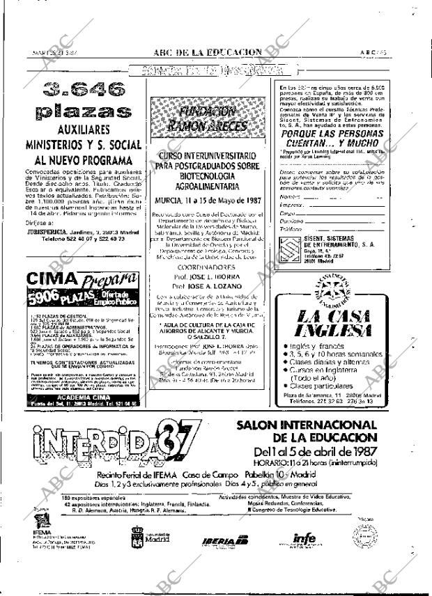 ABC MADRID 31-03-1987 página 63