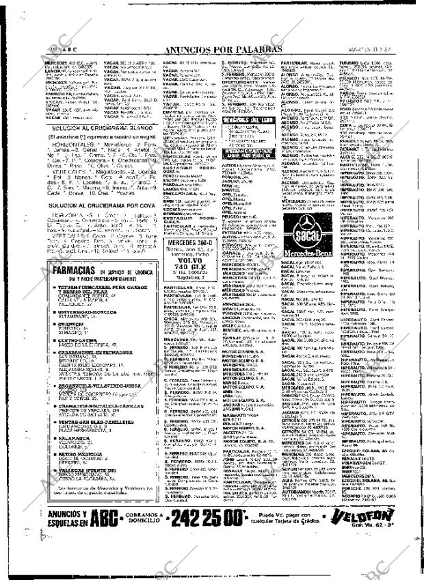 ABC MADRID 31-03-1987 página 98
