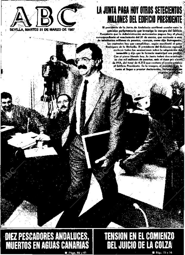 ABC SEVILLA 31-03-1987 página 1