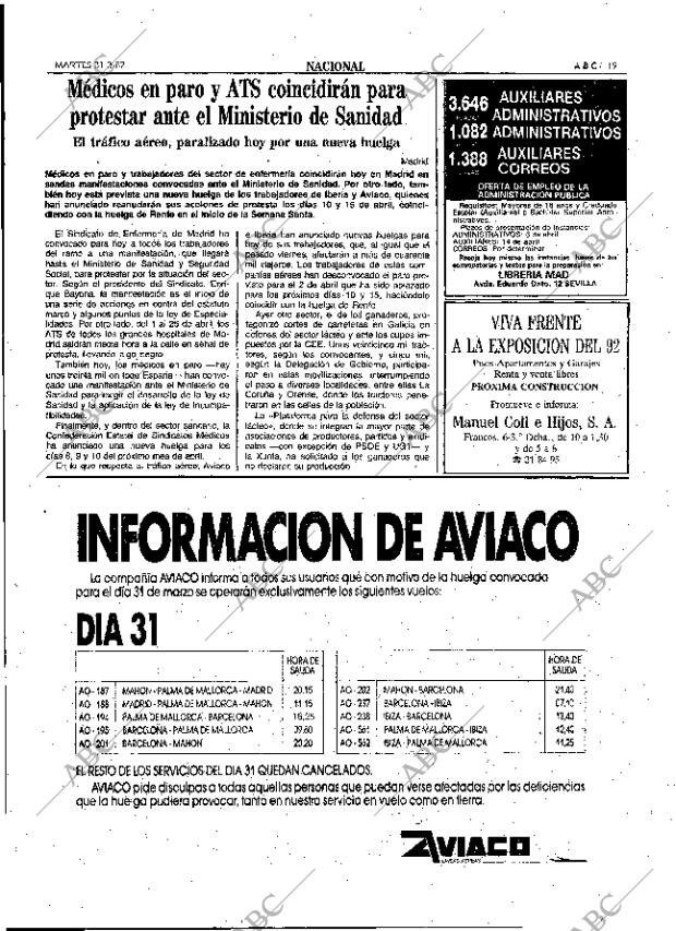 ABC SEVILLA 31-03-1987 página 19