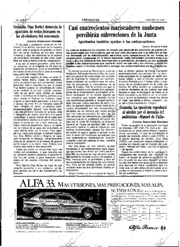 ABC SEVILLA 31-03-1987 página 28