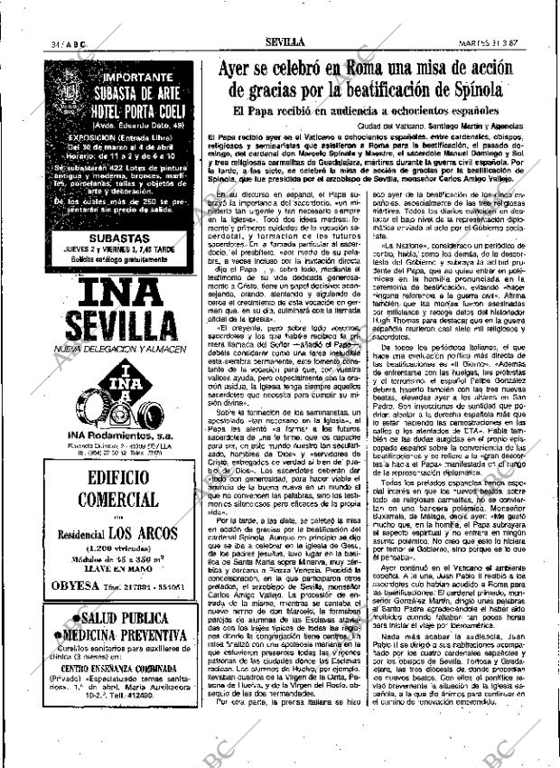 ABC SEVILLA 31-03-1987 página 34