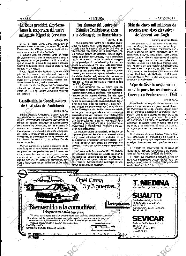 ABC SEVILLA 31-03-1987 página 46