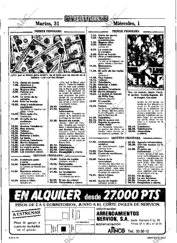 ABC SEVILLA 31-03-1987 página 78