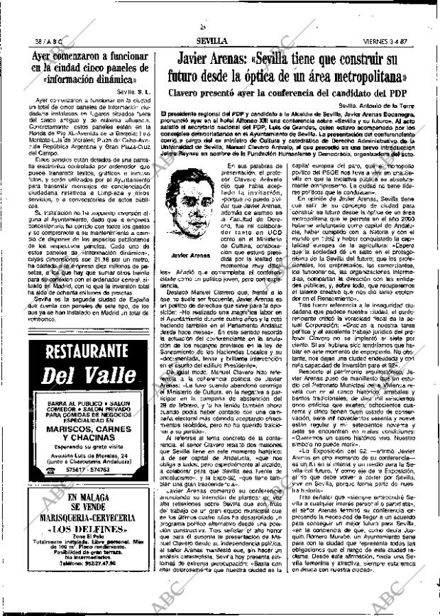 ABC SEVILLA 03-04-1987 página 38